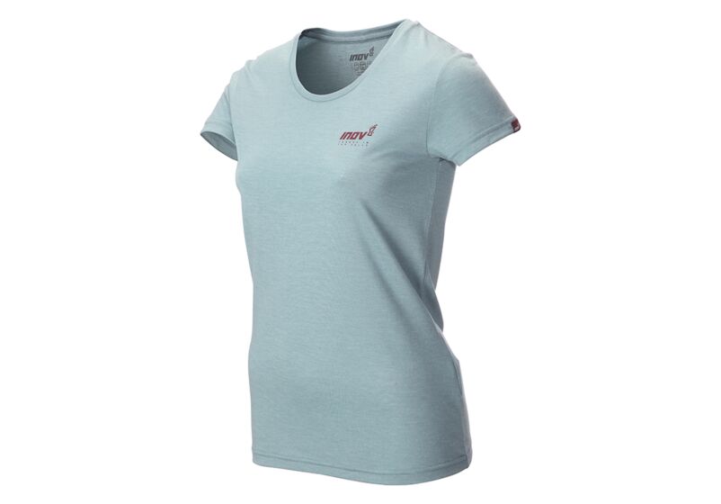 Inov-8 Tri Blend 'forged' Womens T-Shirts Blue Grey Philippines 71394AOYJ